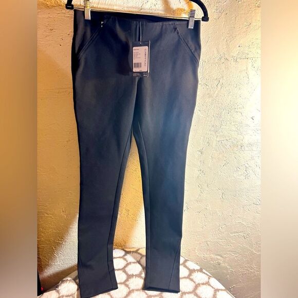 Exofficio Women’s Black knit pants:Minka travel essential pant, front zip pocket - Picture 1 of 10